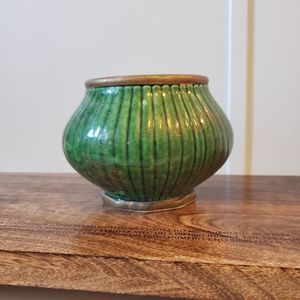 Boho Flower Pot Vintage Ceramics from Japan
